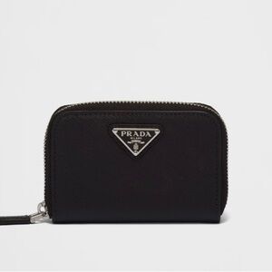 Prada Black Saffiano Leather Wallet